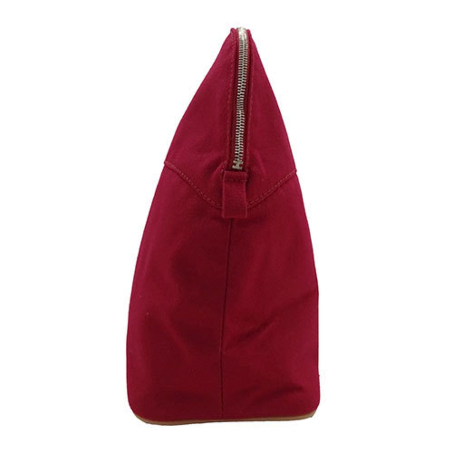 Hermès Bolide Red Canvas Clutch Bag