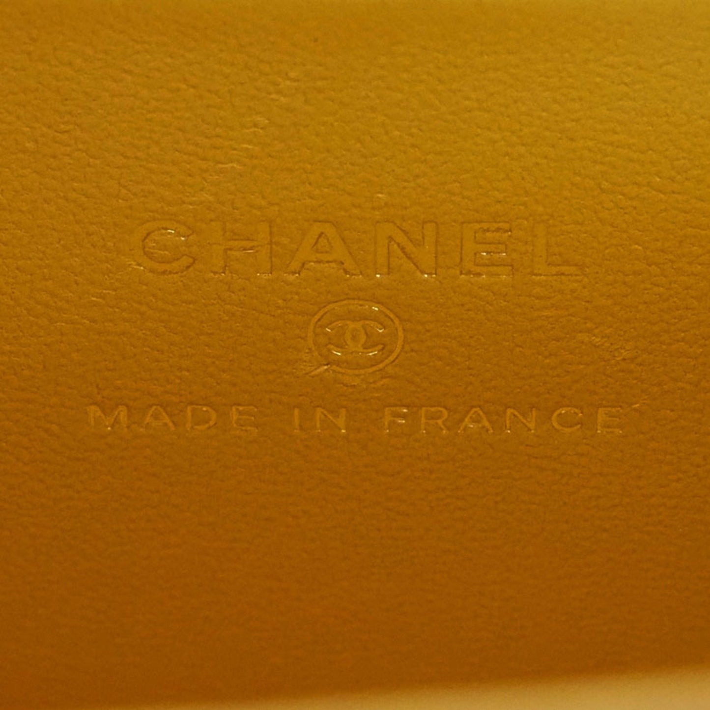 Chanel Vanity Brown Leather Clutch Bag