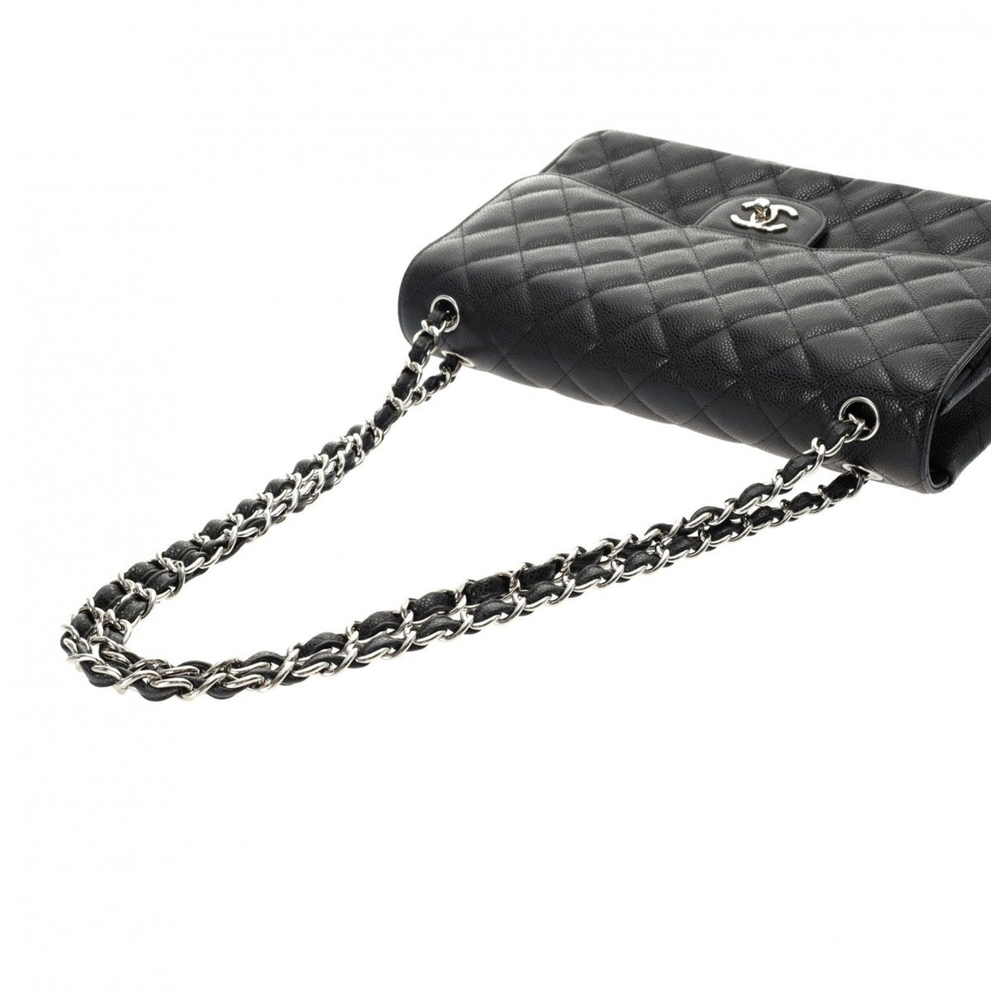 Chanel Timeless Black Leather Shoulder Bag