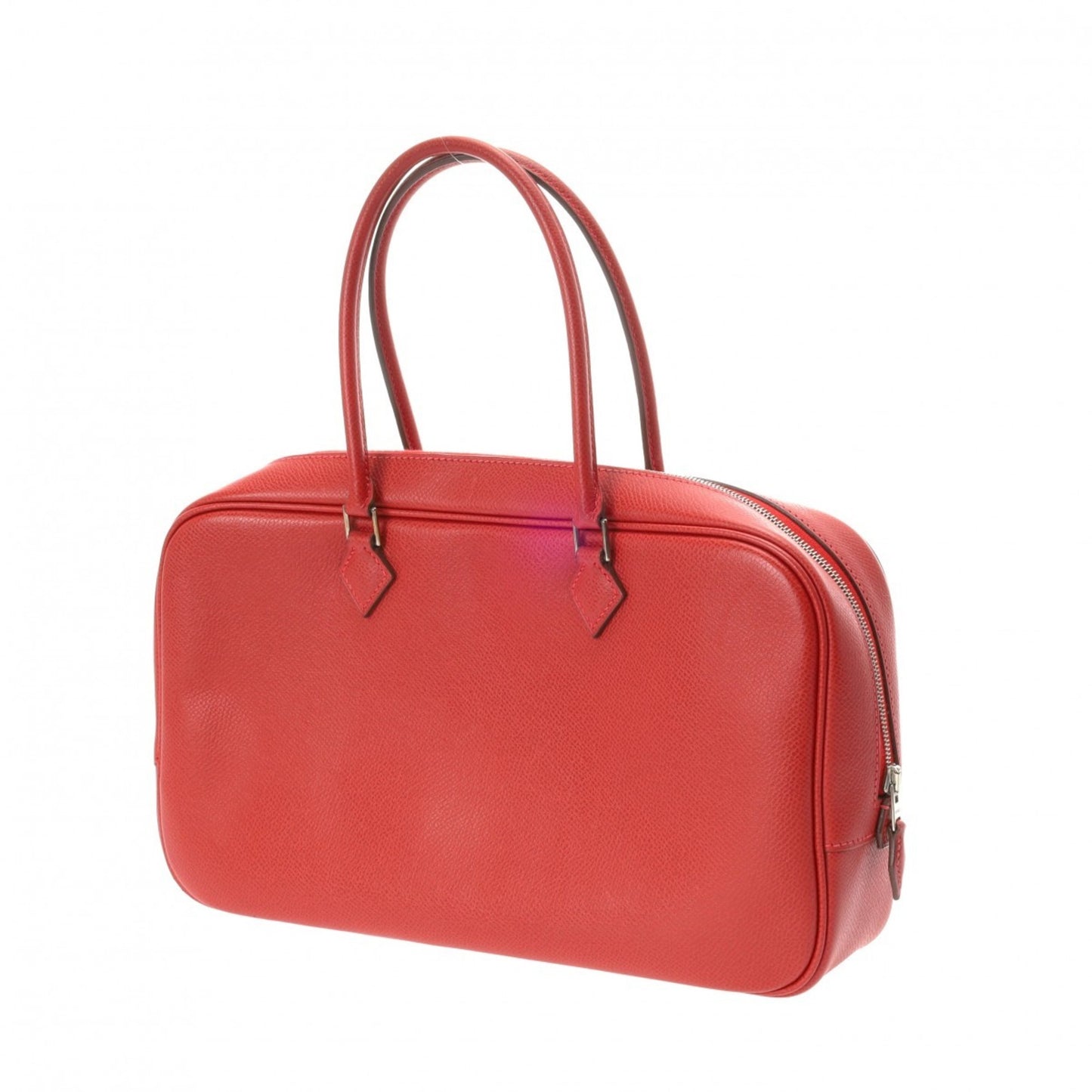 Hermès Plume Red Leather Hand Bag