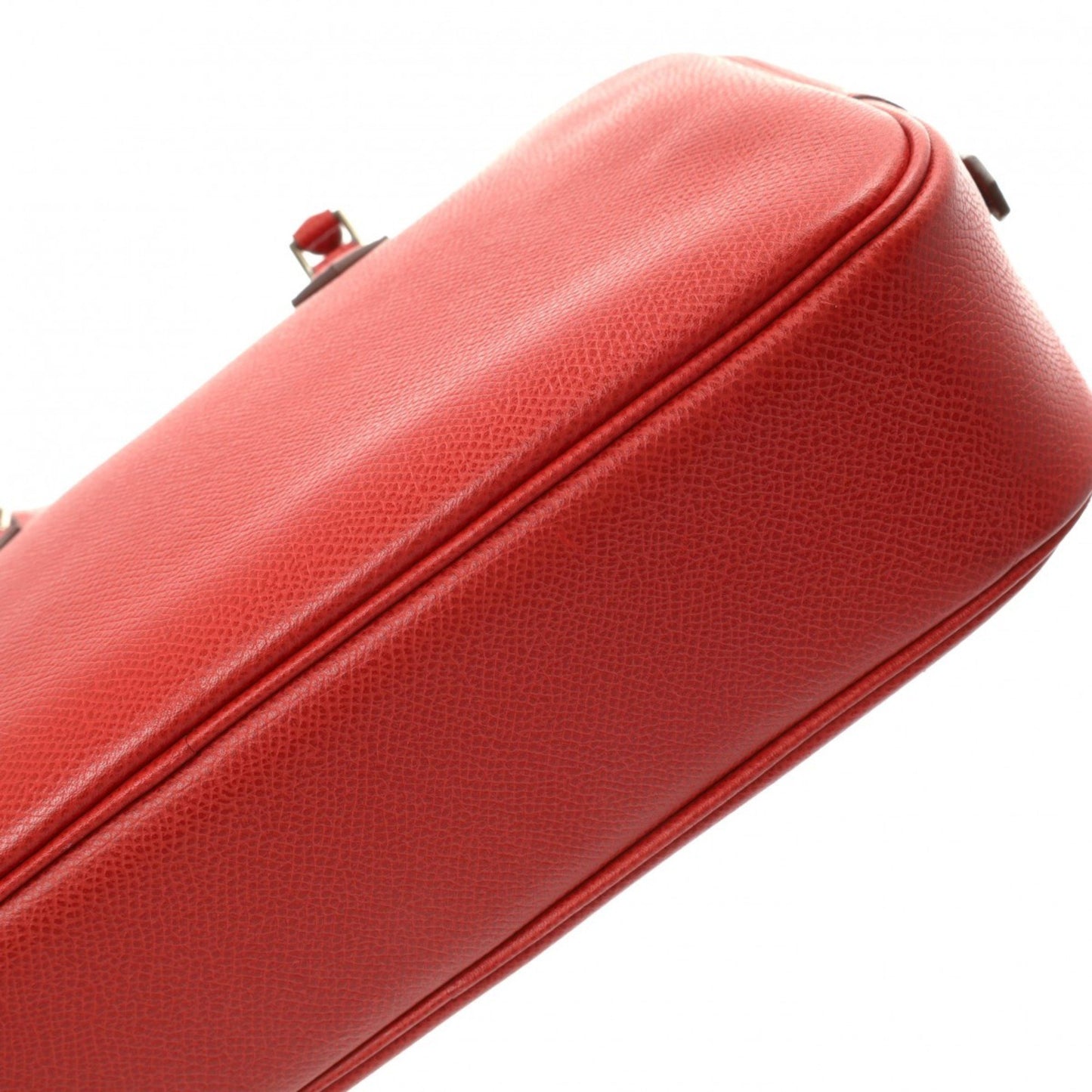 Hermès Plume Red Leather Hand Bag