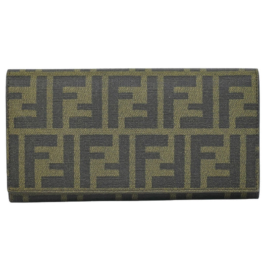 Fendi Brown Canvas Wallet Accessories