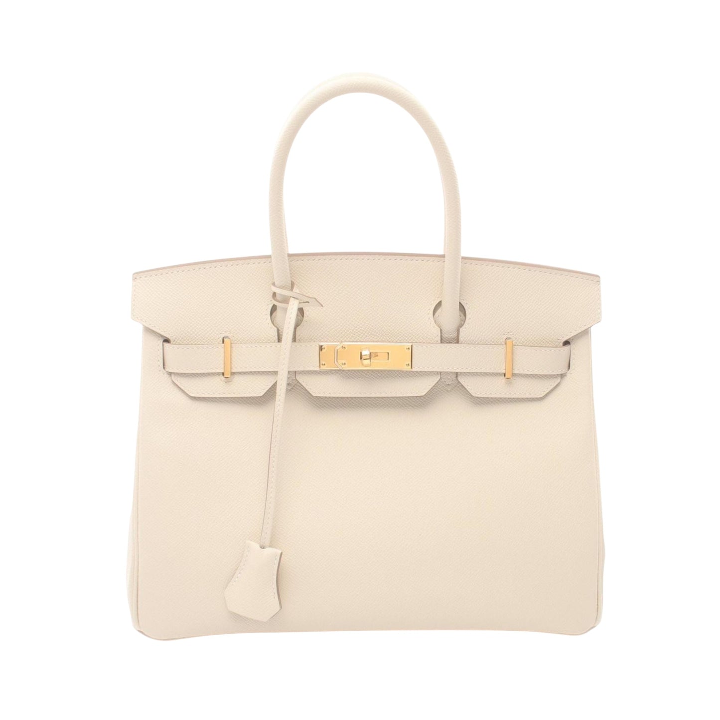 Hermès Birkin 30 White Leather Hand Bag