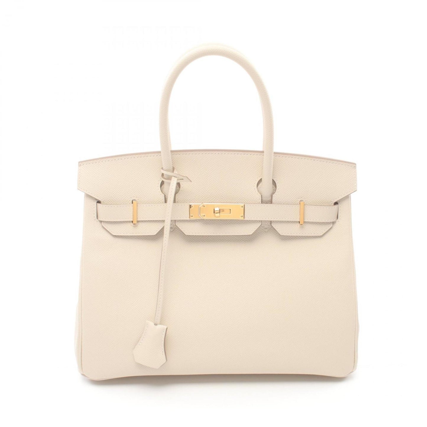 Hermès Birkin 30 White Leather Hand Bag