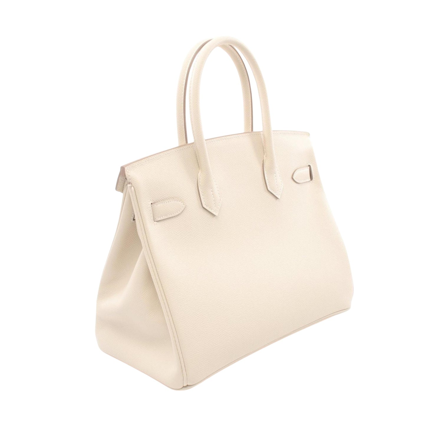 Hermès Birkin 30 White Leather Hand Bag