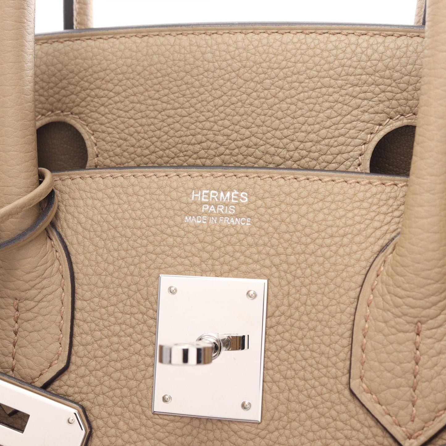 Hermès Birkin 30 Beige Leather Hand Bag