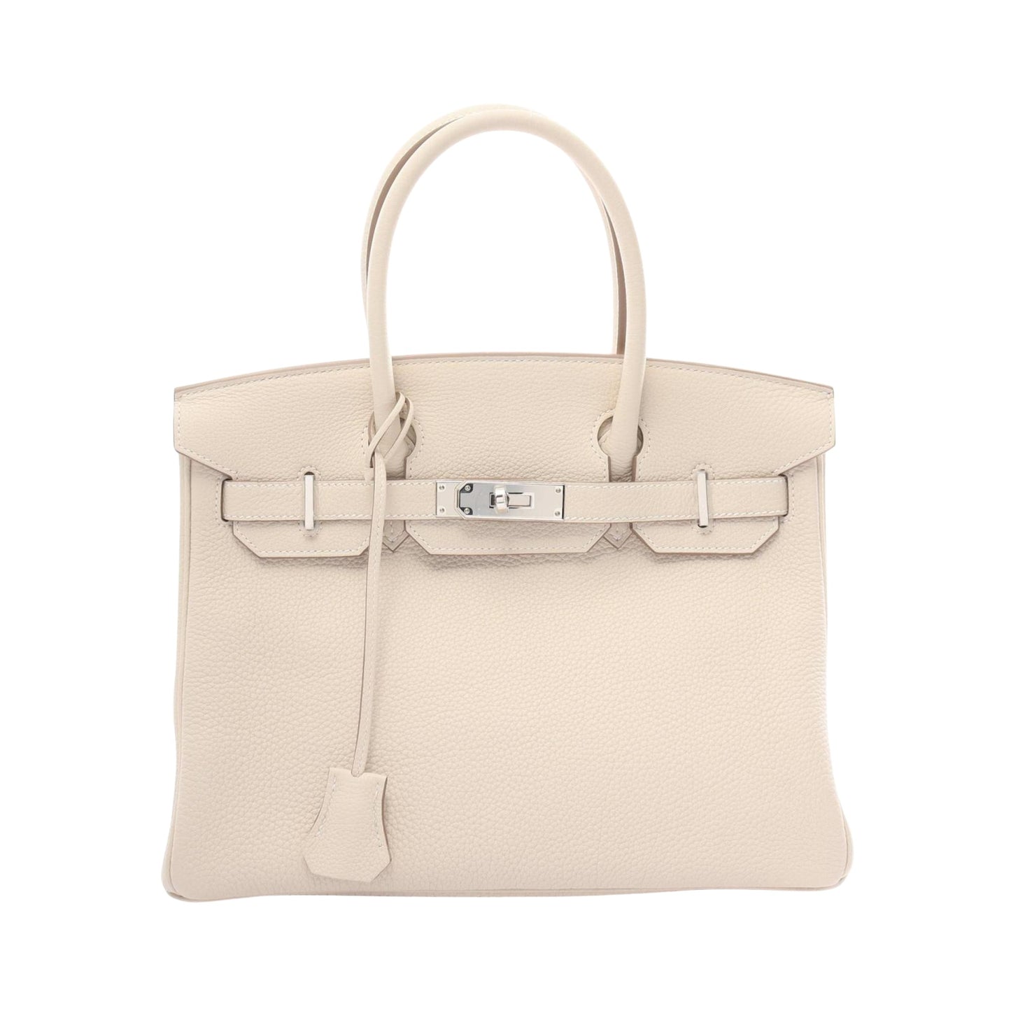 Hermès Birkin 30 White Leather Hand Bag