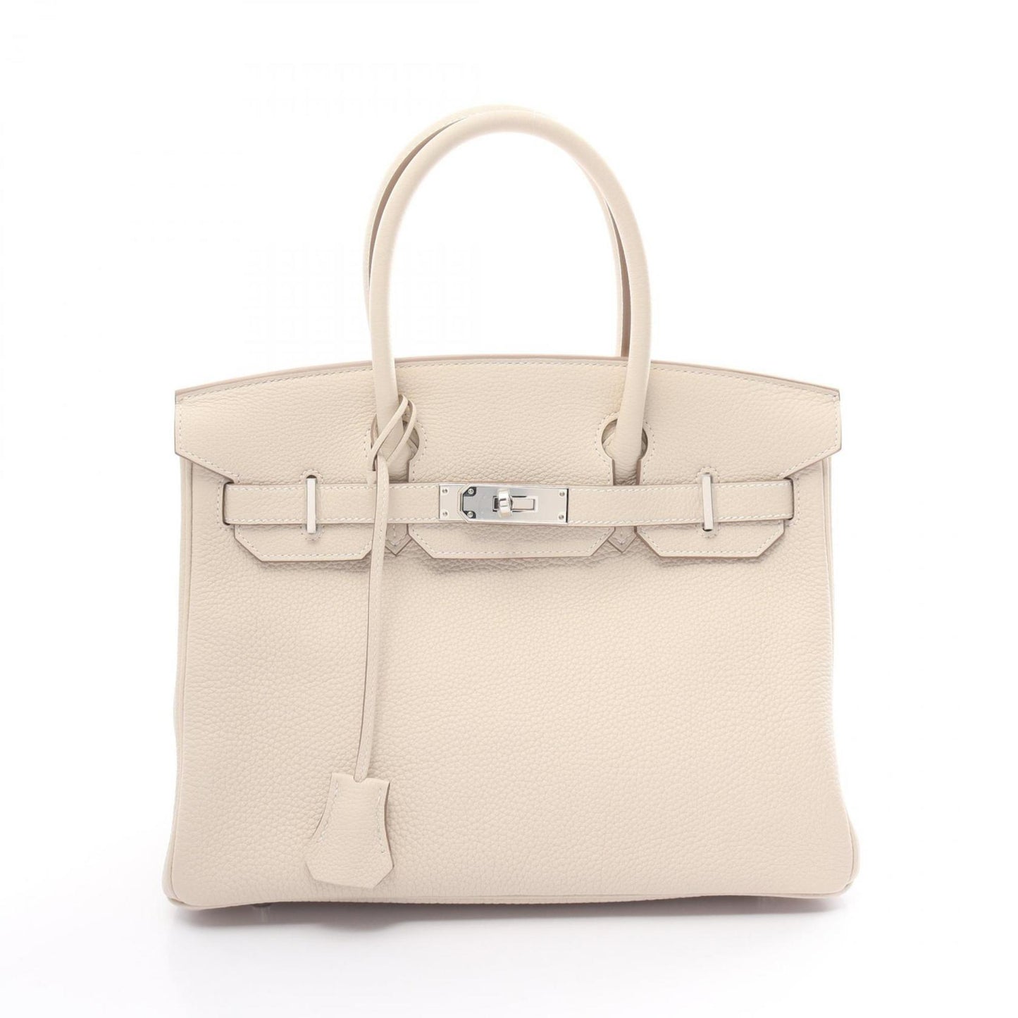 Hermès Birkin 30 White Leather Hand Bag