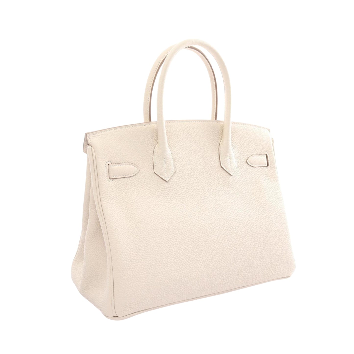 Hermès Birkin 30 White Leather Hand Bag