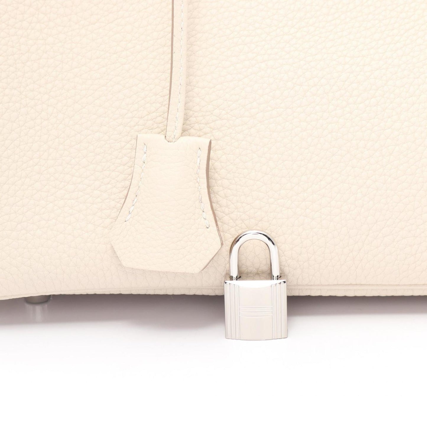 Hermès Birkin 30 White Leather Hand Bag