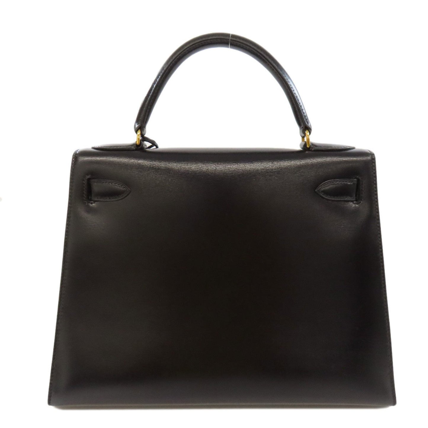 Hermès Kelly 28 Black Leather Hand Bag