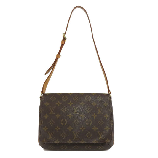 Louis Vuitton Musette Tango Brown Canvas Shoulder Bag