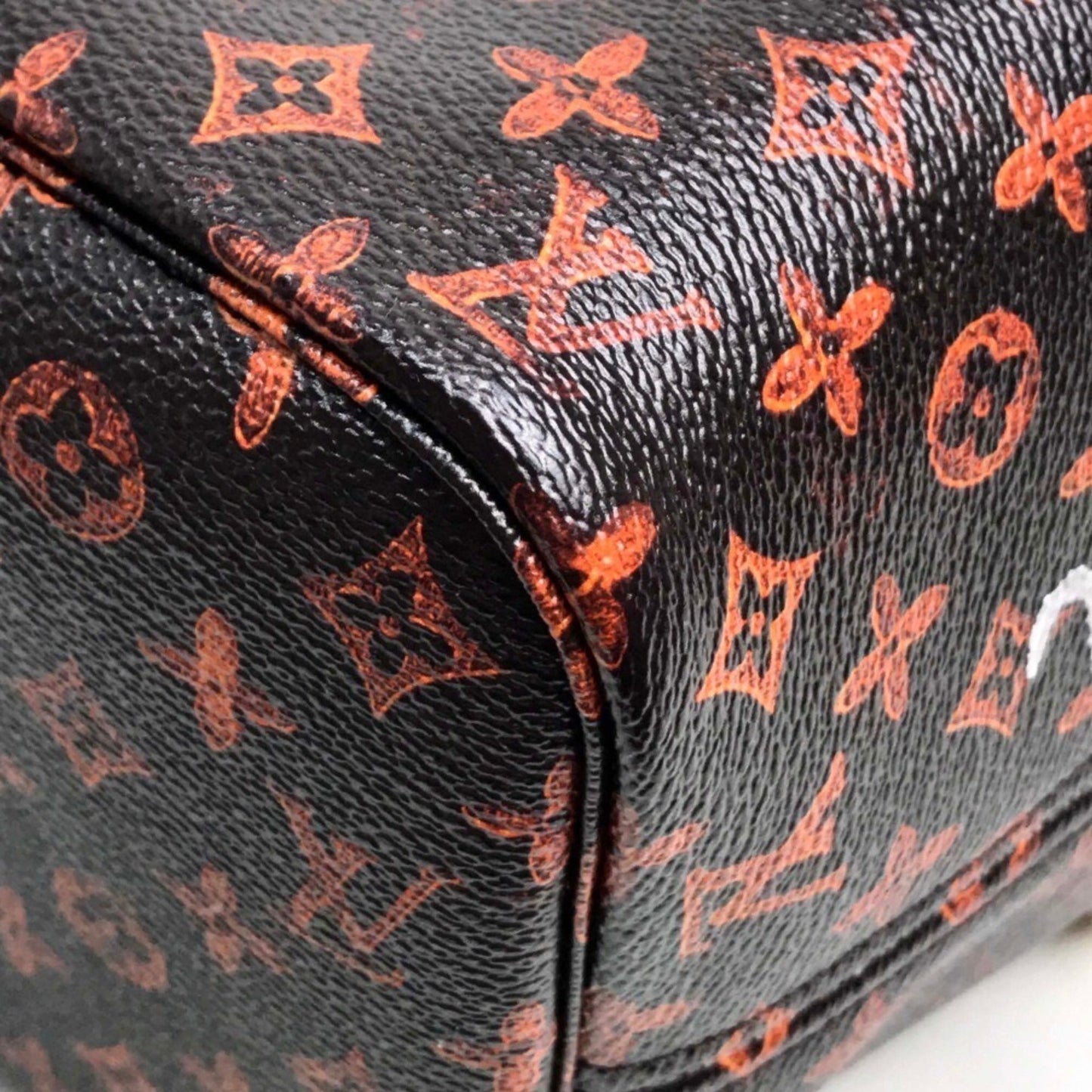 Louis Vuitton Neverfull Brown Canvas Tote Bag