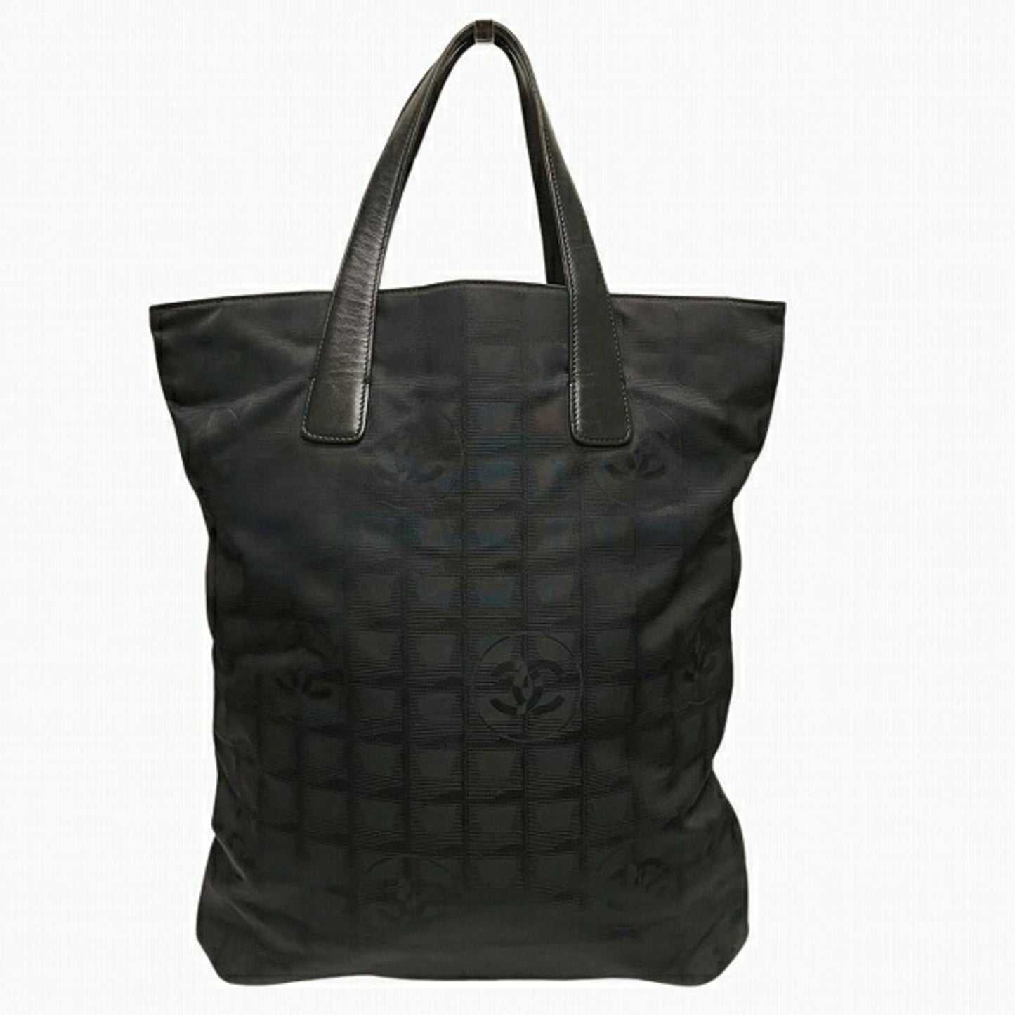 Chanel Travel line Black Synthetic Tote Bag