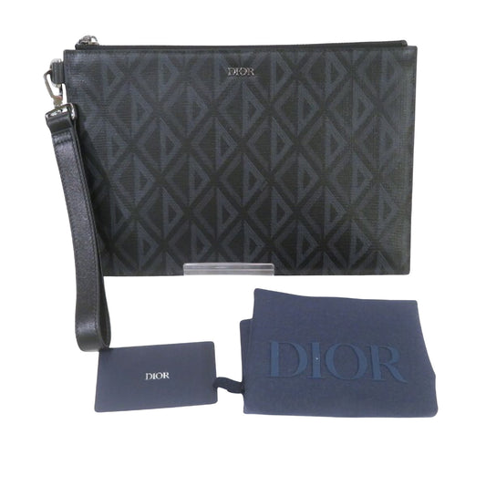 Dior Pochette A5 Black Canvas Clutch Bag