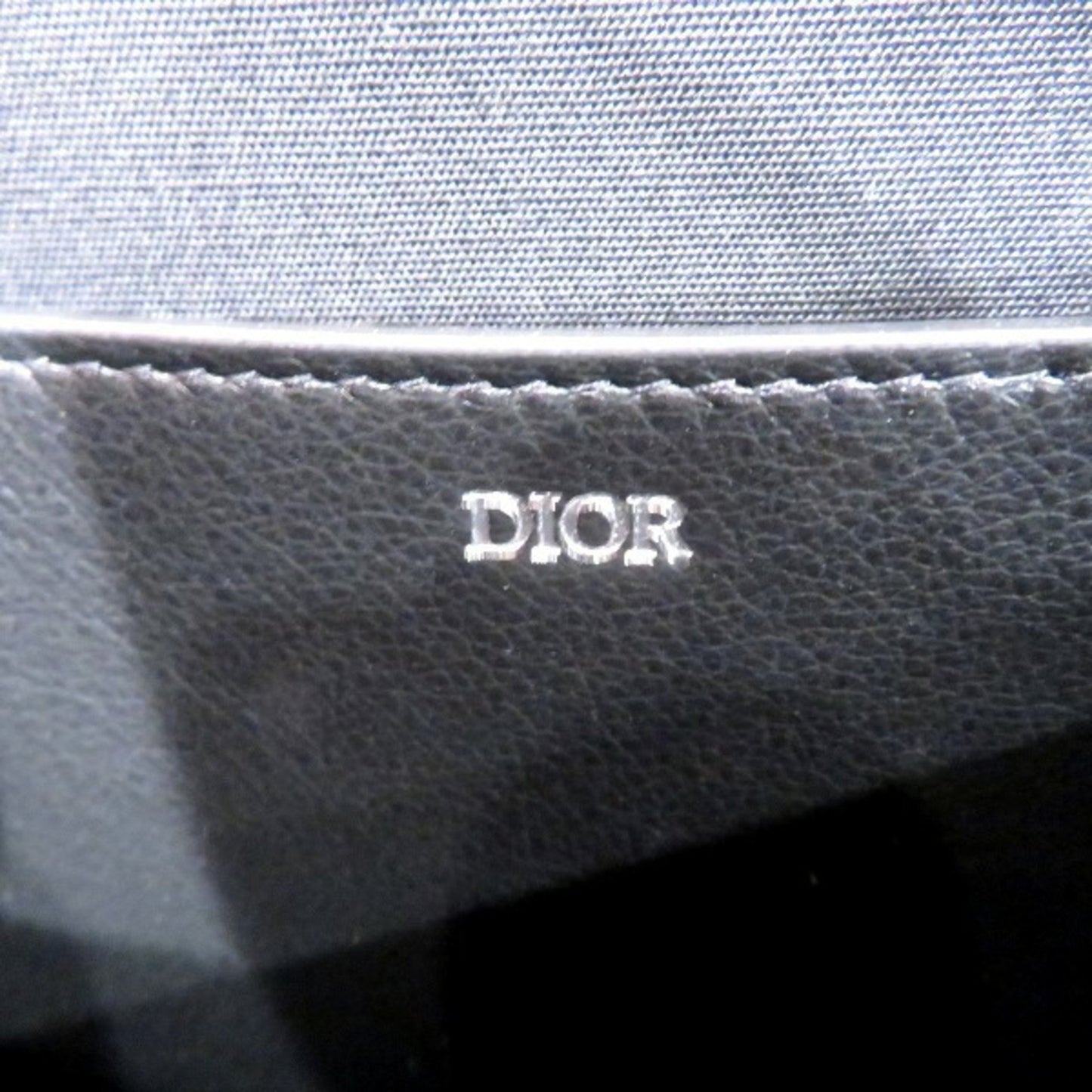 Dior Pochette A5 Black Canvas Clutch Bag