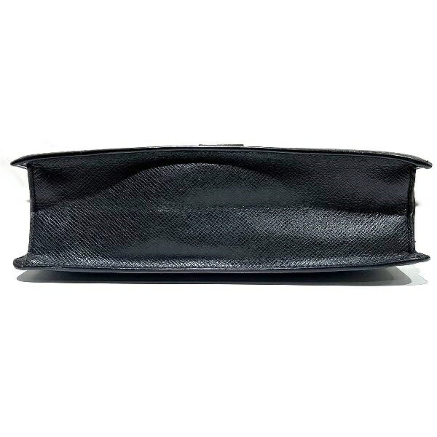 Louis Vuitton Selenga Black Leather Clutch Bag