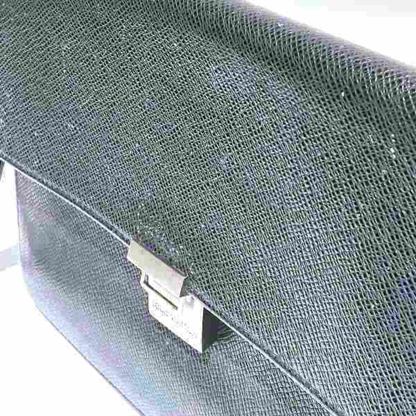 Louis Vuitton Selenga Black Leather Clutch Bag