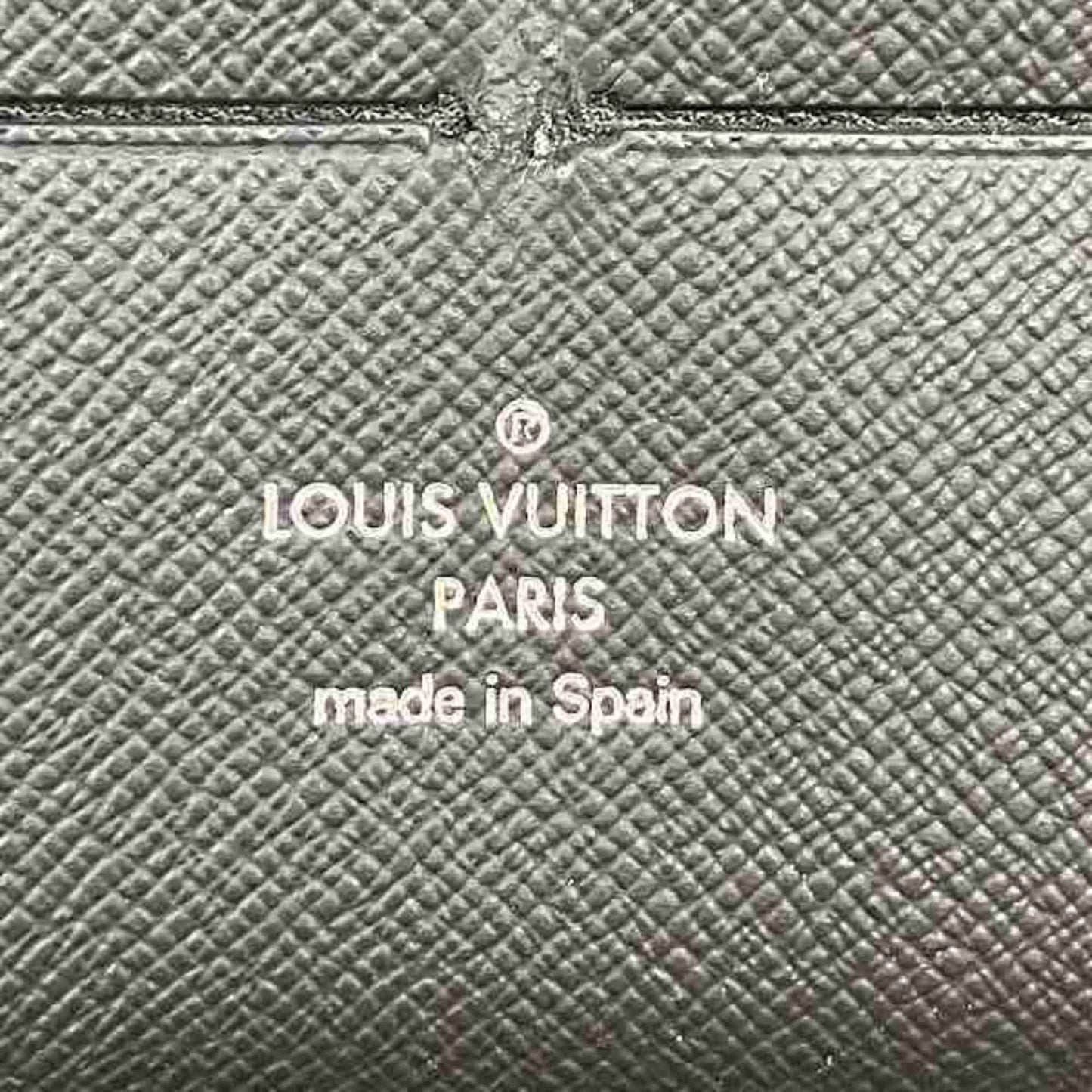 Louis Vuitton Zippy organizer Black Leather Wallet Accessories