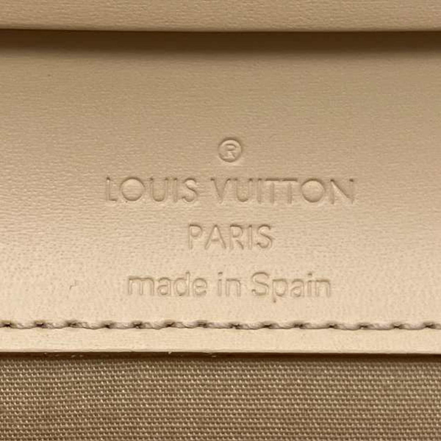 Louis Vuitton Honfleur Beige Leather Shoulder Bag