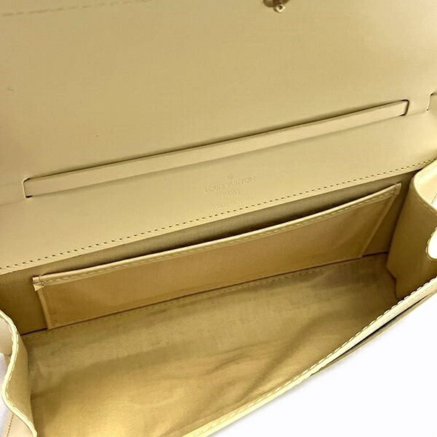 Louis Vuitton Honfleur Beige Leather Shoulder Bag