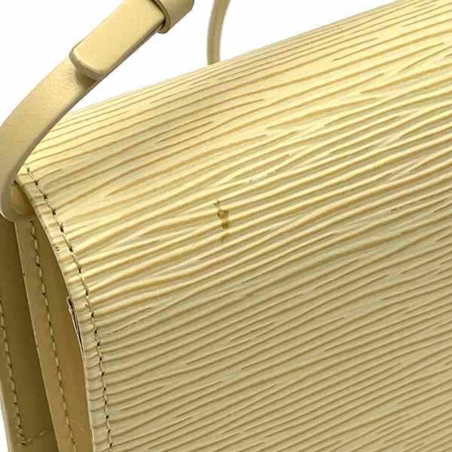 Louis Vuitton Honfleur Beige Leather Shoulder Bag