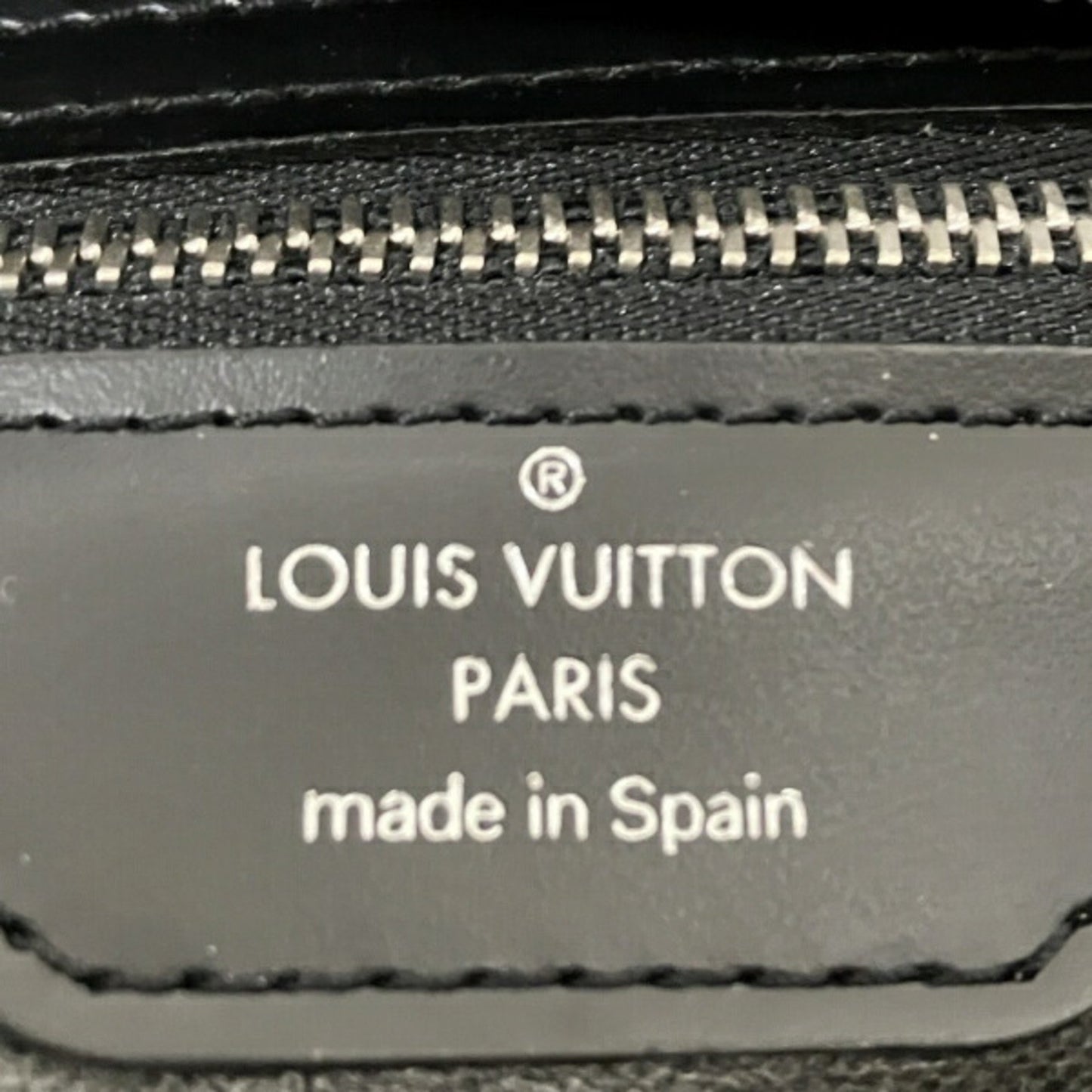 Louis Vuitton Taiga Black Canvas Clutch Bag