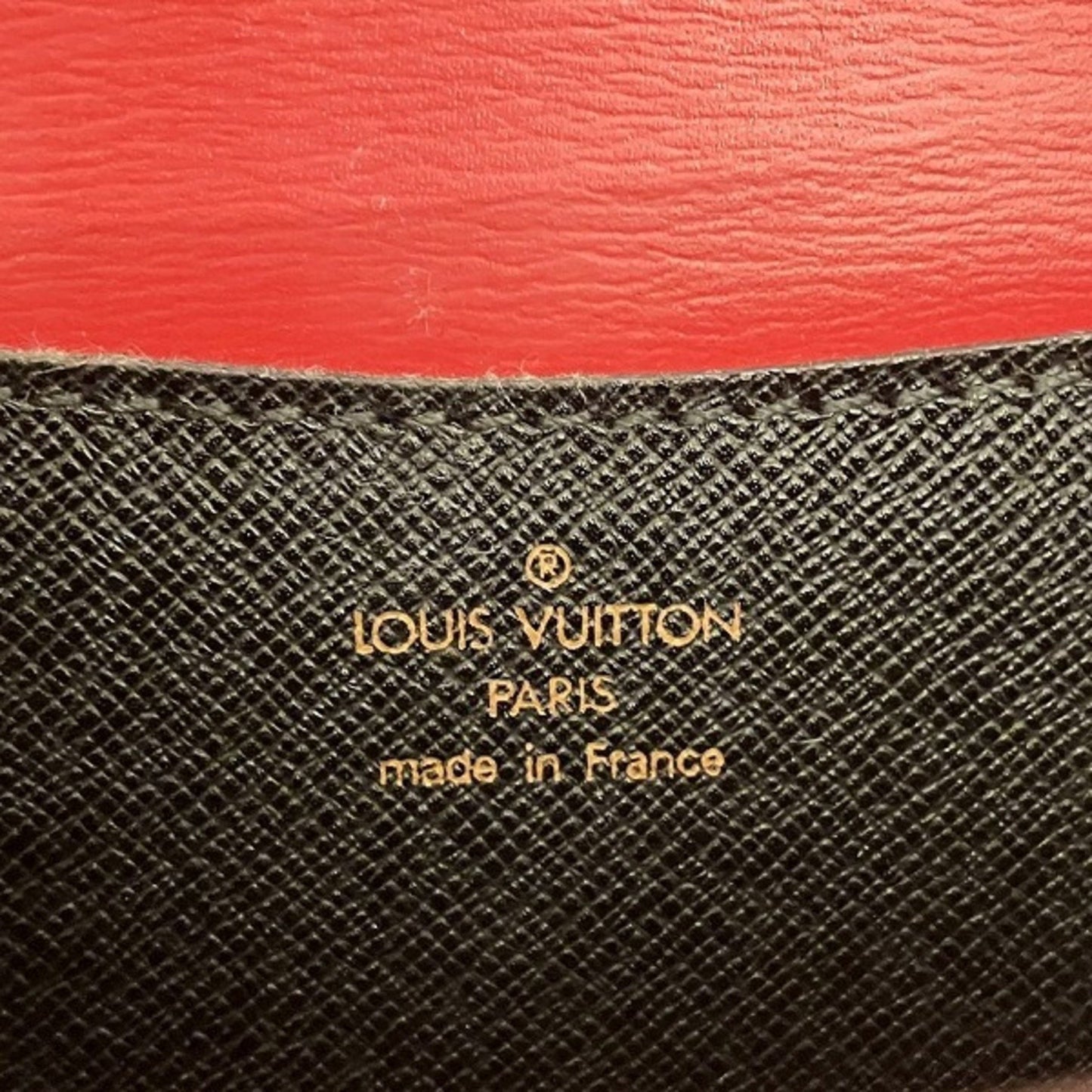 Louis Vuitton Grenelle Red Leather Shoulder Bag