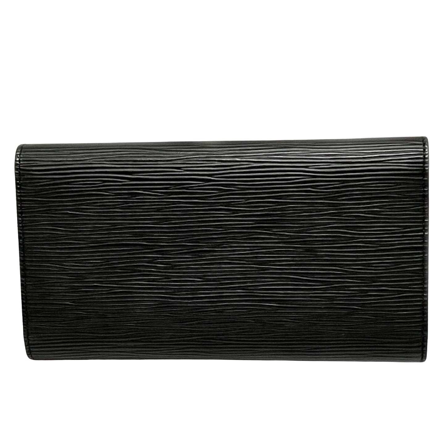 Louis Vuitton International Black Leather Wallet Accessories