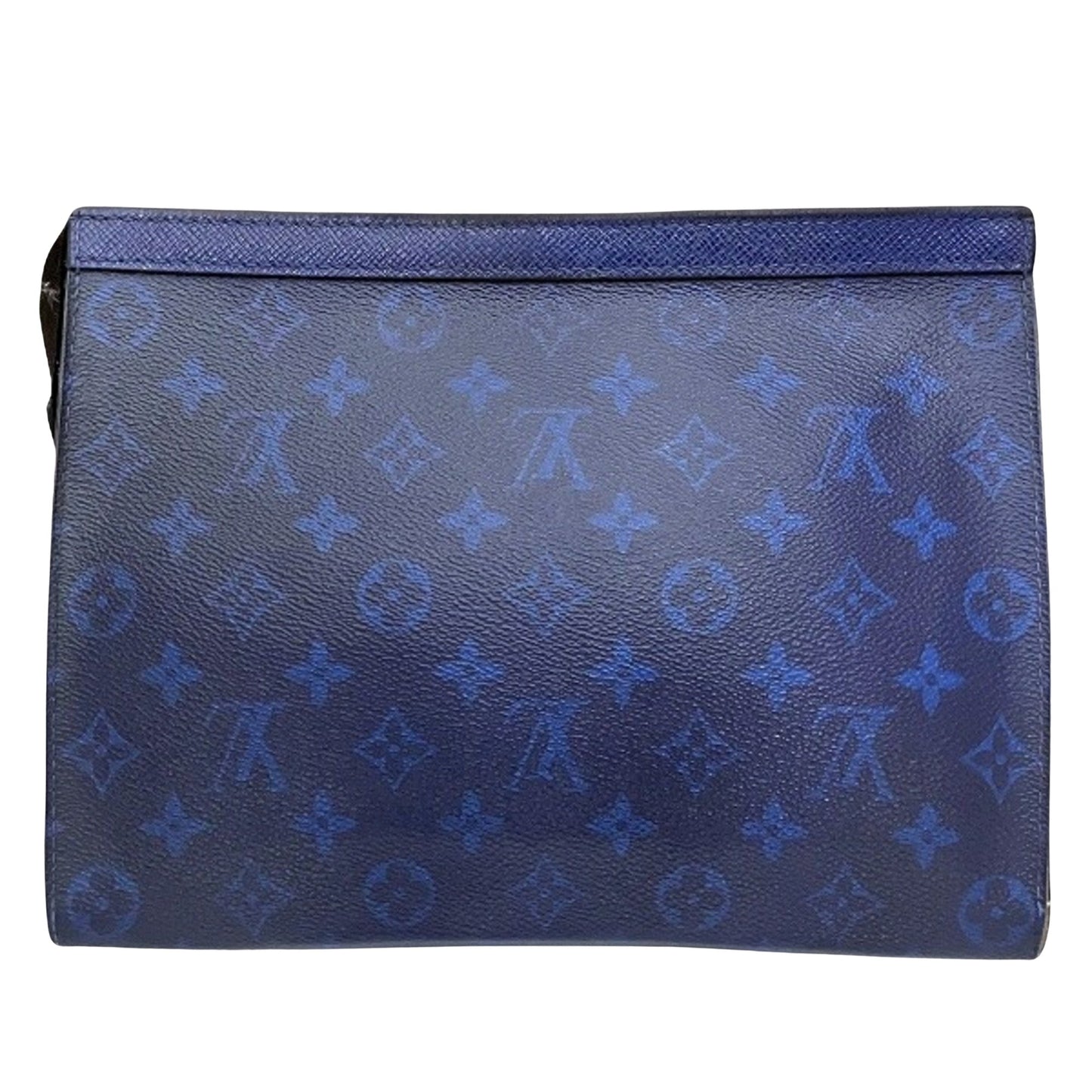 Louis Vuitton Pochette voyage Navy Canvas Clutch Bag