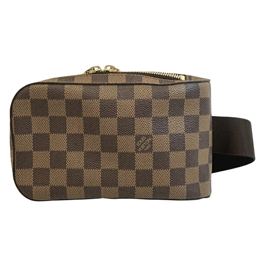 Louis Vuitton Geronimos Brown Canvas Clutch Bag