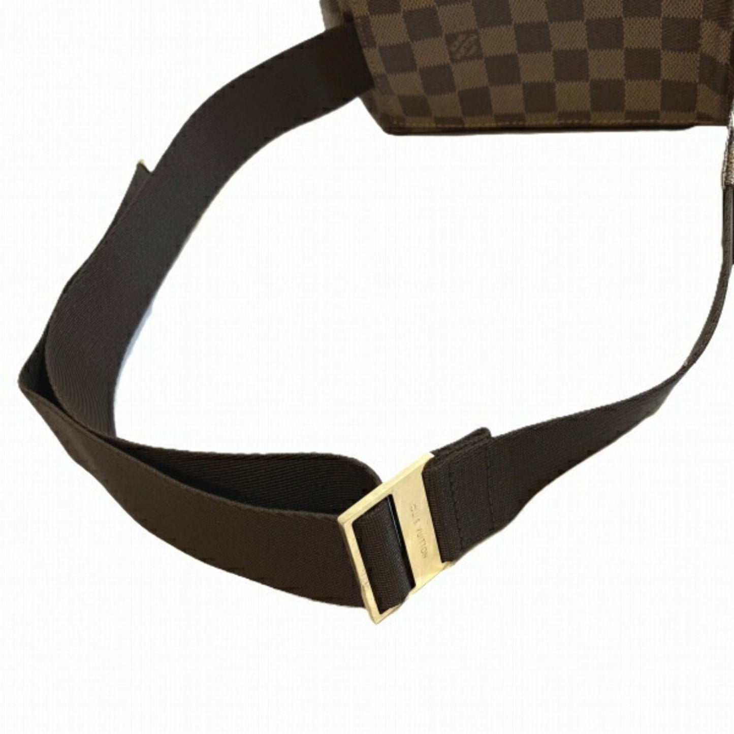 Louis Vuitton Geronimos Brown Canvas Clutch Bag