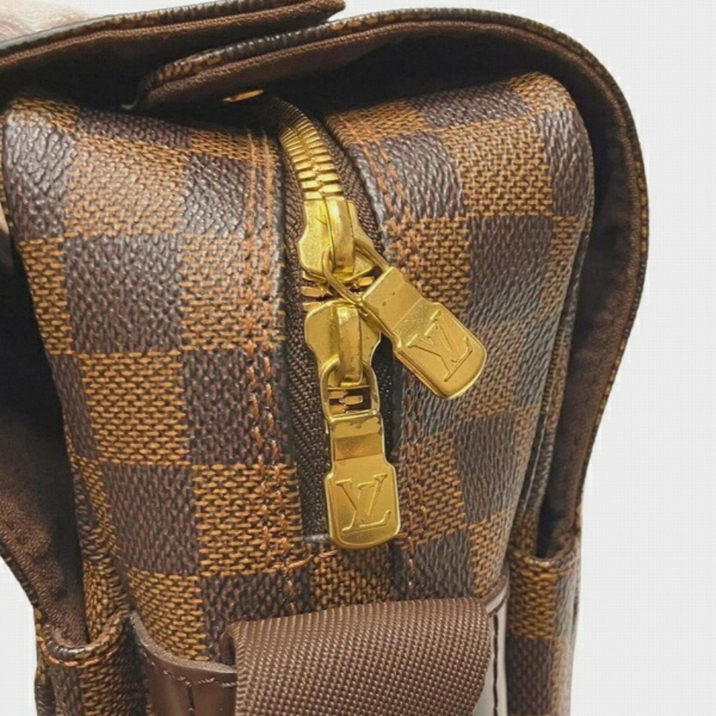 Louis Vuitton Naviglio Brown Canvas Shoulder Bag