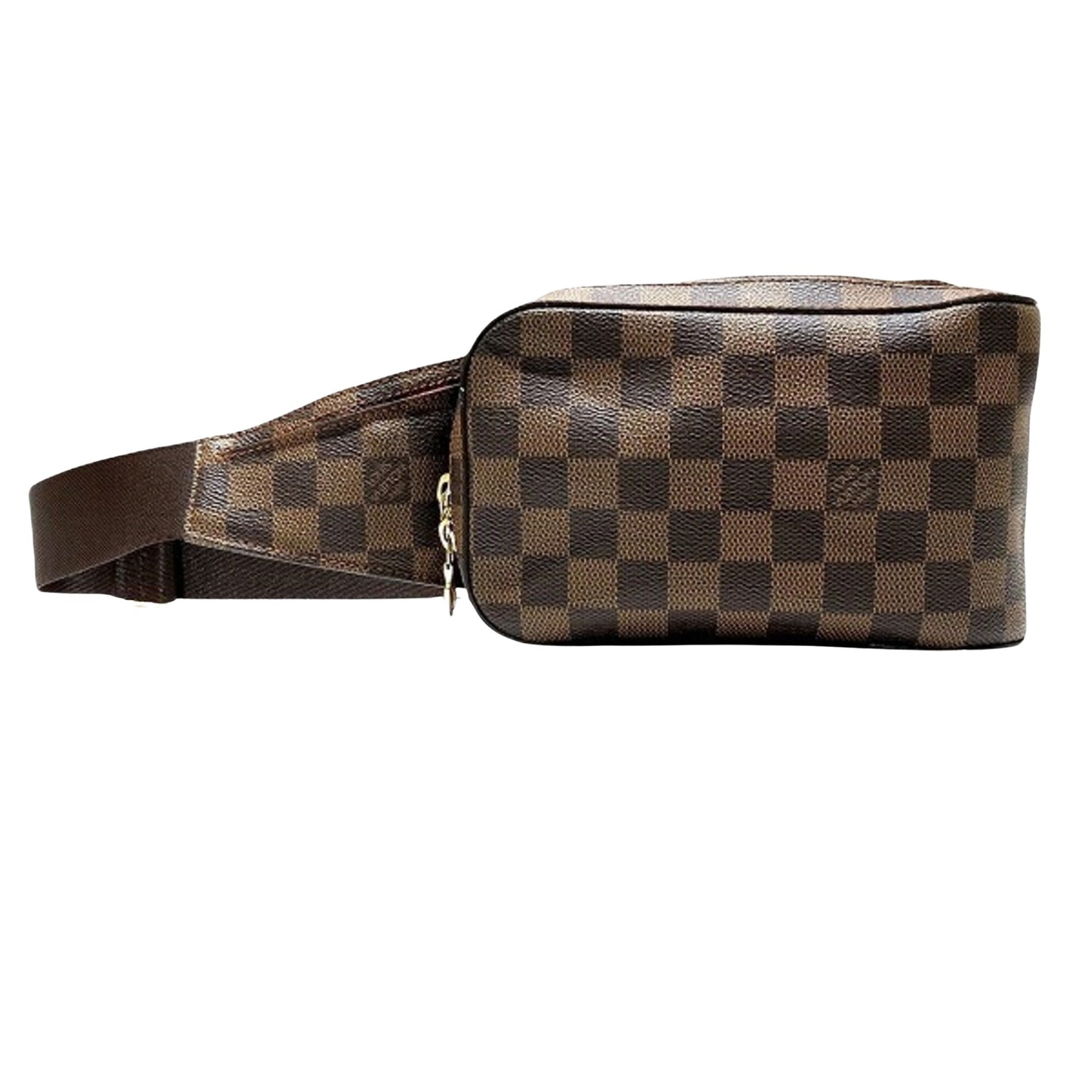 Louis Vuitton Geronimos Brown Canvas Clutch Bag