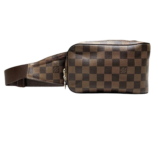 Louis Vuitton Geronimos Brown Canvas Clutch Bag