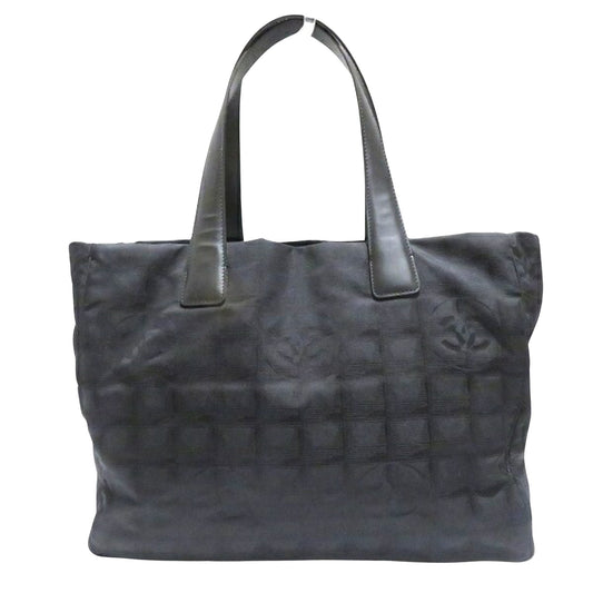 Chanel Travel line Black Synthetic Tote Bag