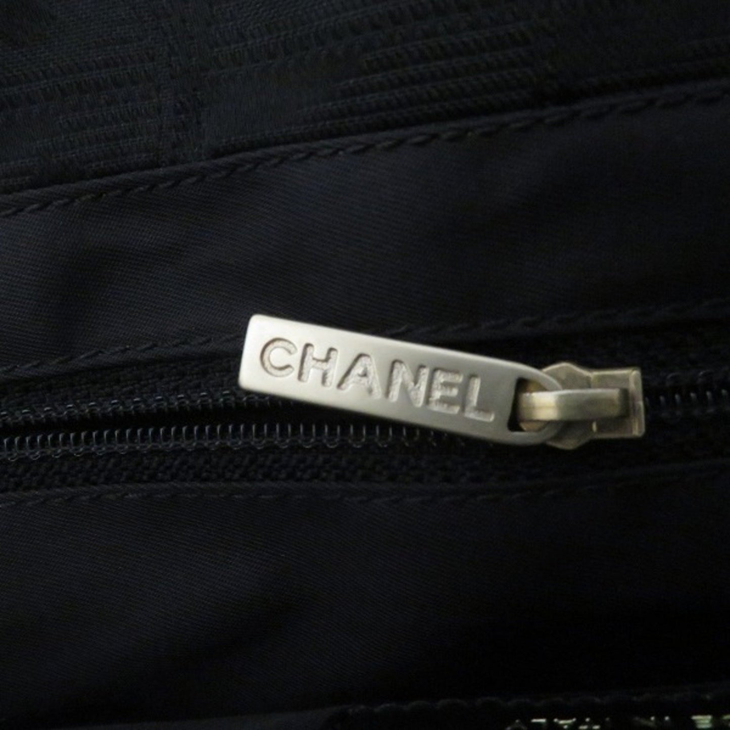 Chanel Travel line Black Synthetic Tote Bag