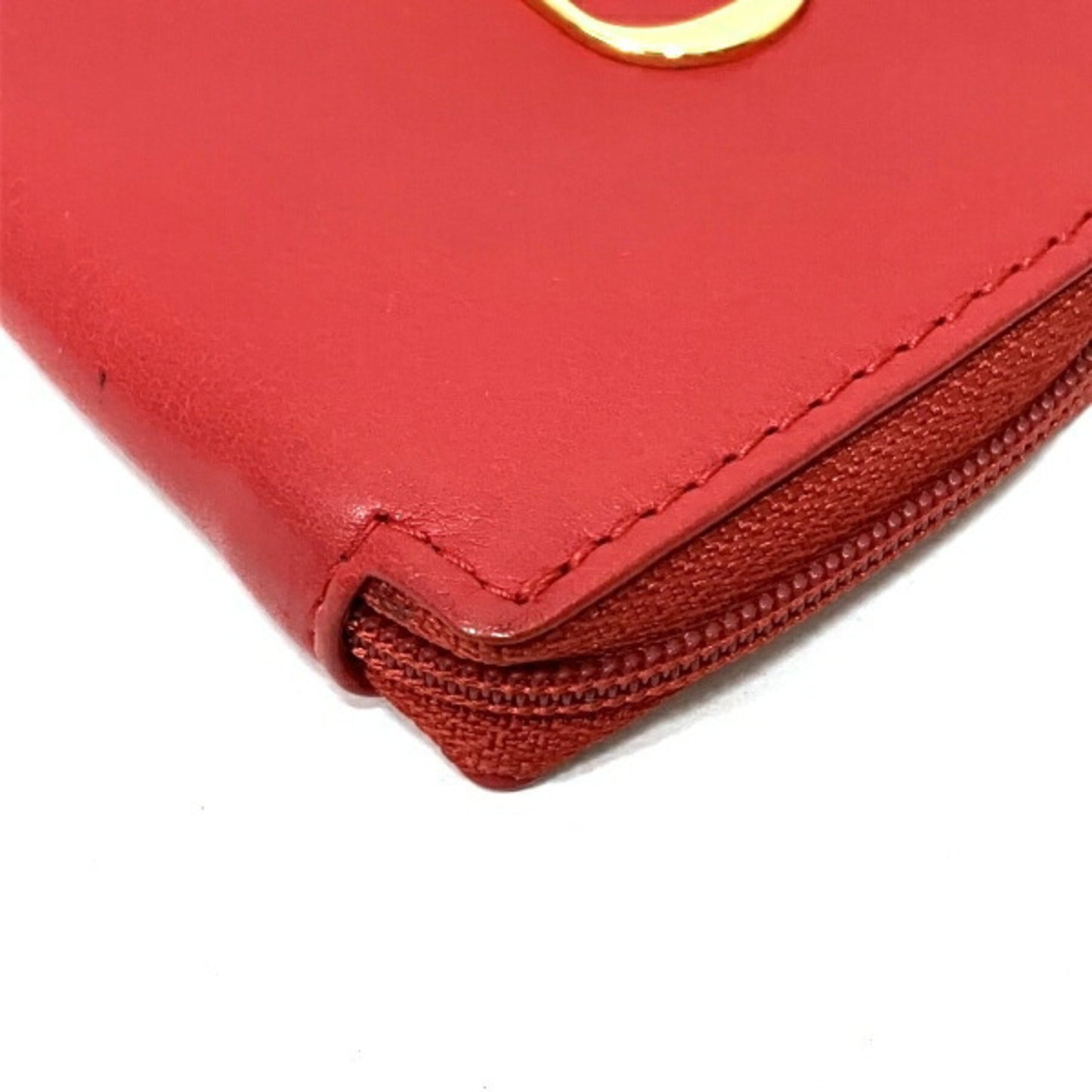 Dior CD Red Leather Wallet Accessories