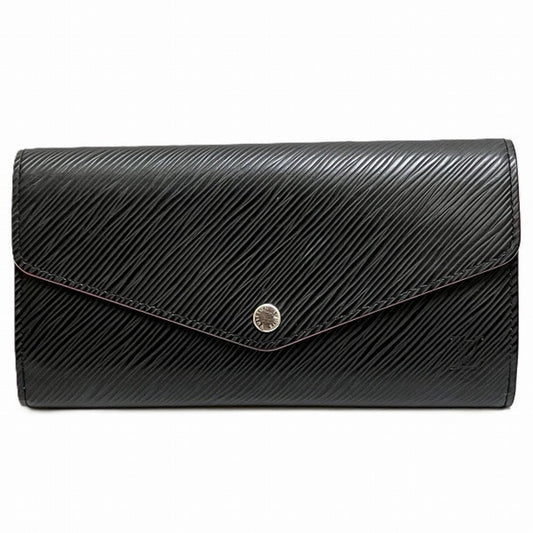 Louis Vuitton Portefeuille Sarah Black Leather Wallet Accessories