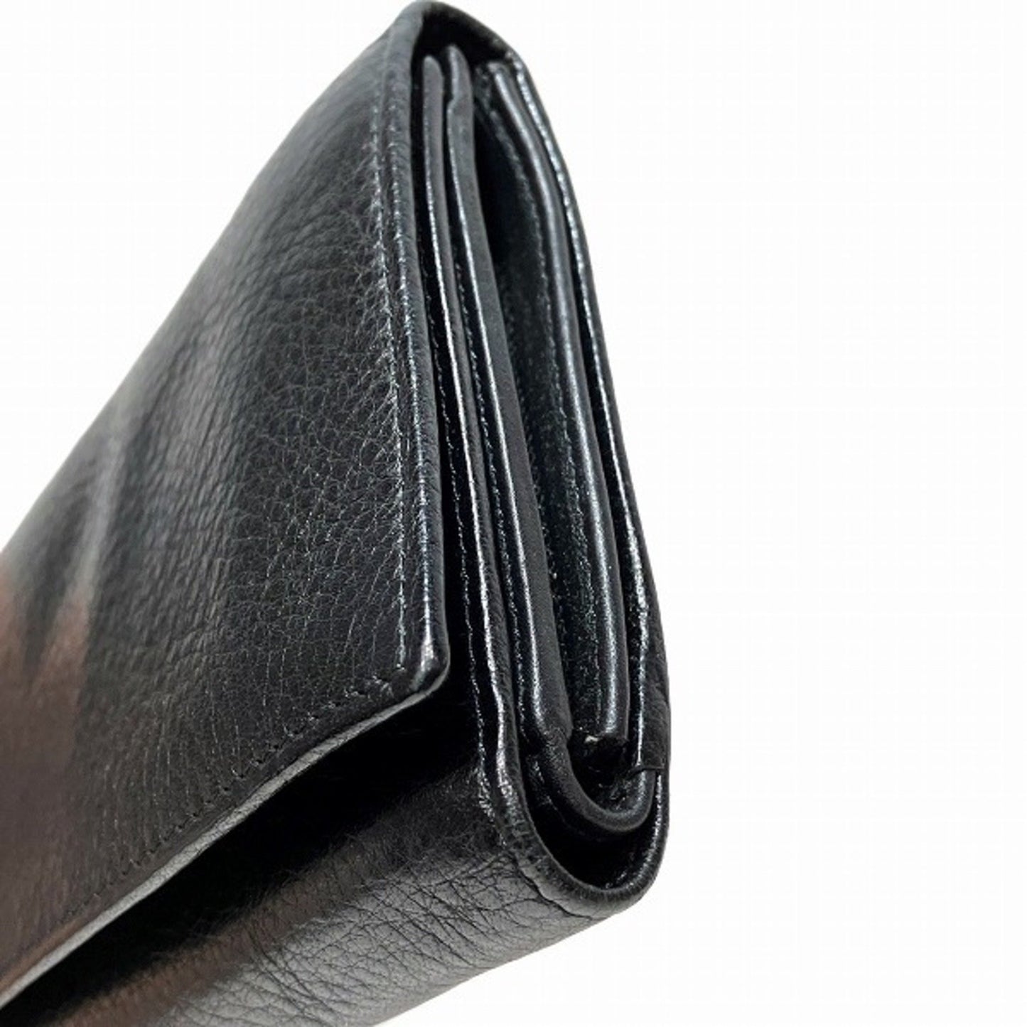 Fendi -- Black Leather Wallet Accessories