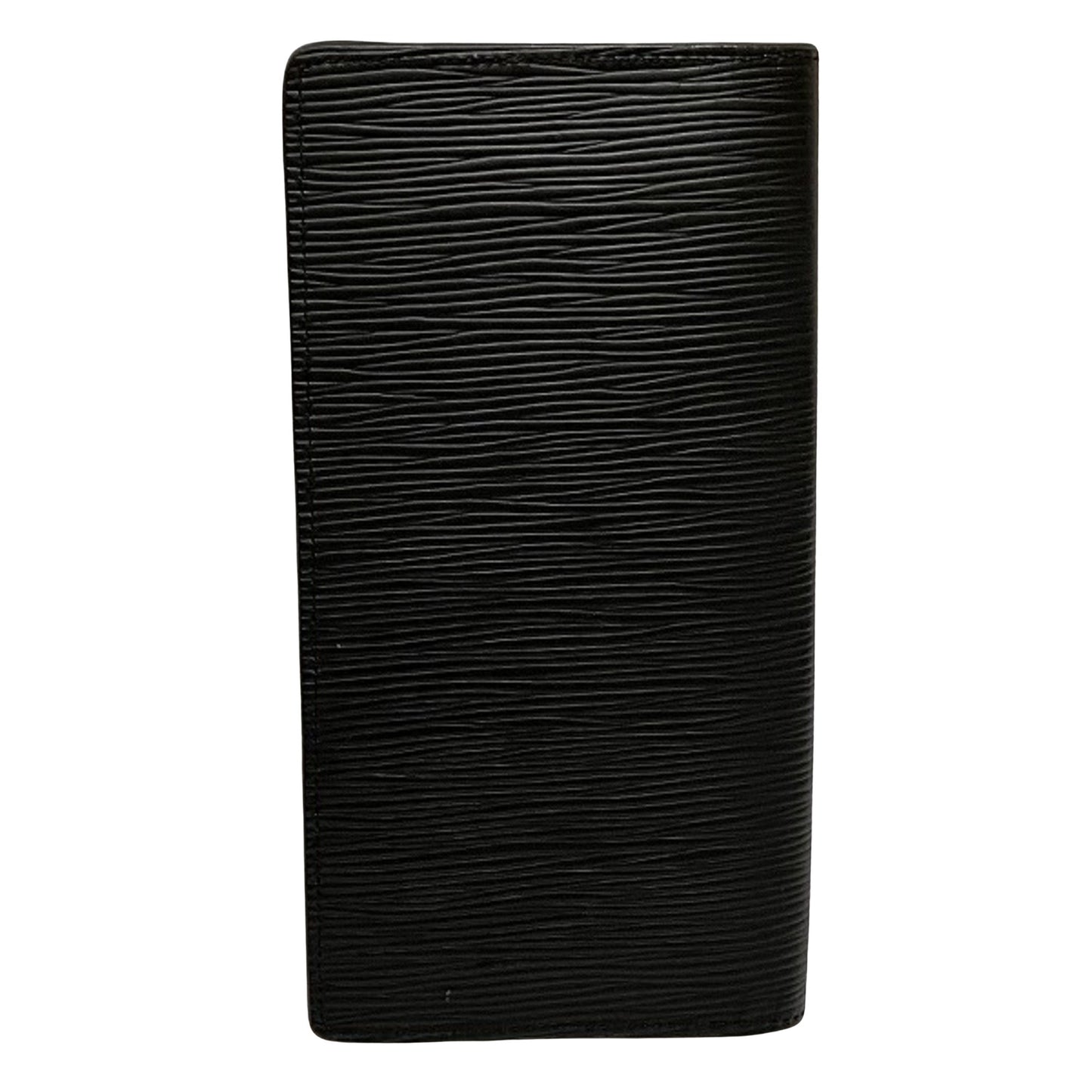 Louis Vuitton Brazza Black Leather Wallet Accessories