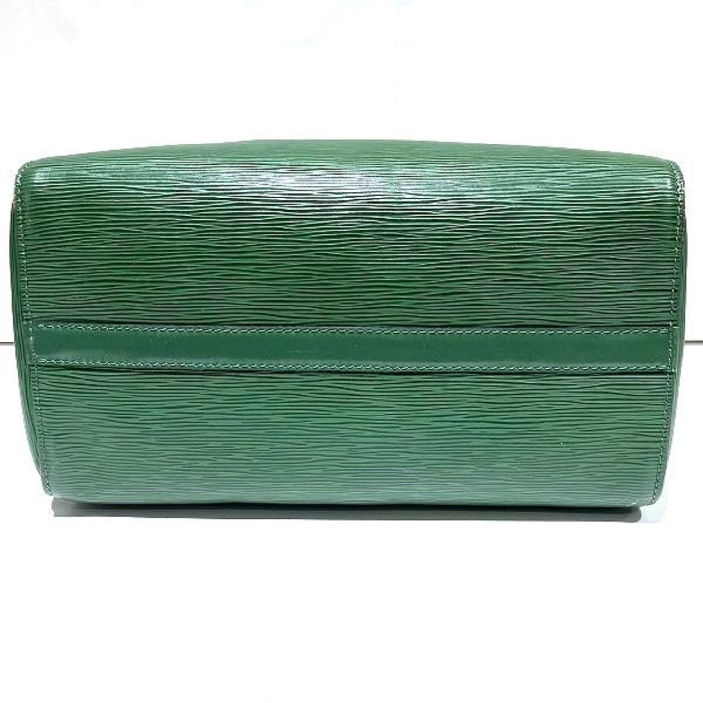 Louis Vuitton Speedy 30 Green Leather Hand Bag