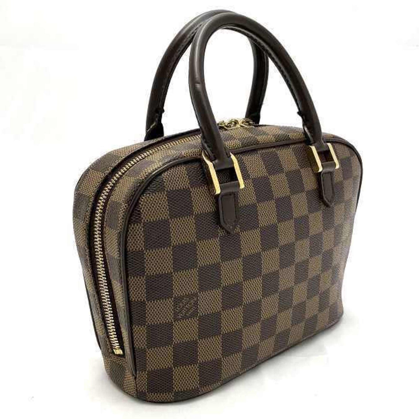 Louis Vuitton Saria Brown Canvas Hand Bag