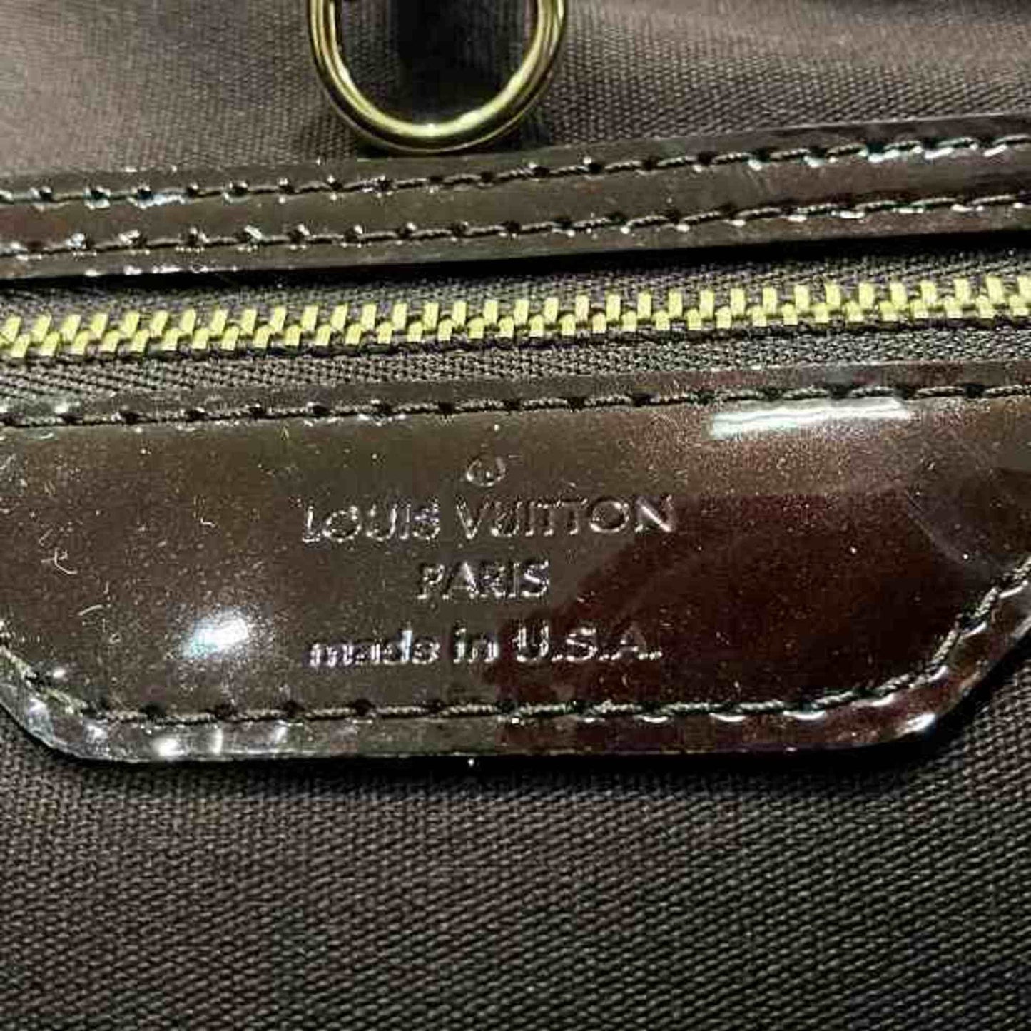 Louis Vuitton Wilshire Red Patent Leather Tote Bag