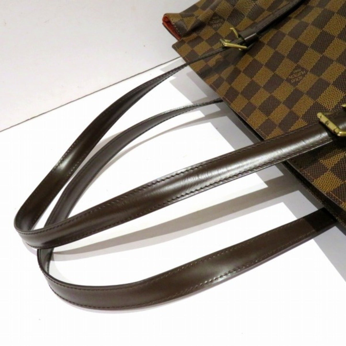 Louis Vuitton Chelsea Brown Canvas Shoulder Bag