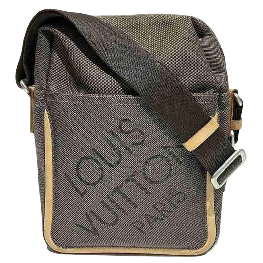 Louis Vuitton Citadine Brown Canvas Shoulder Bag