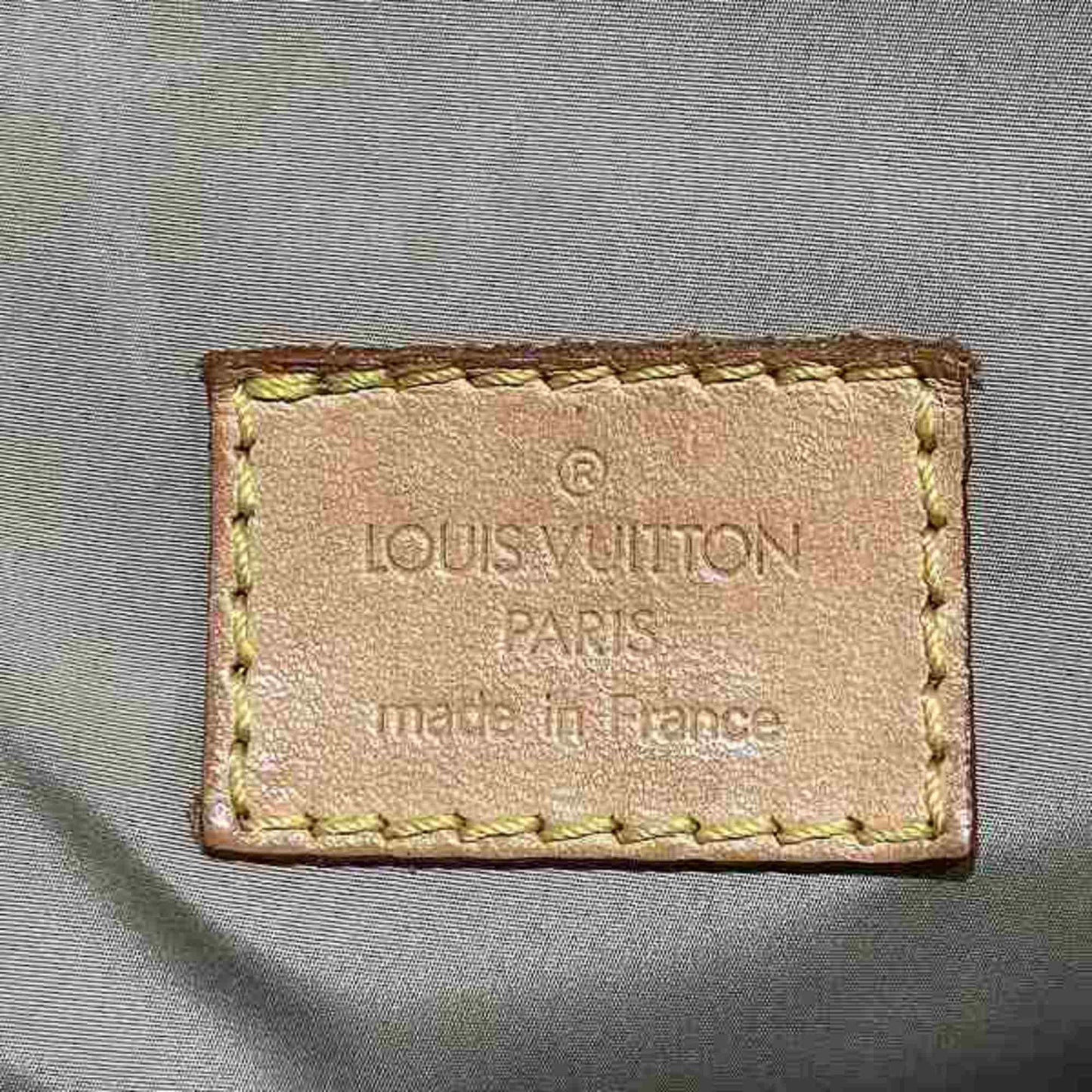 Louis Vuitton Citadine Brown Canvas Shoulder Bag