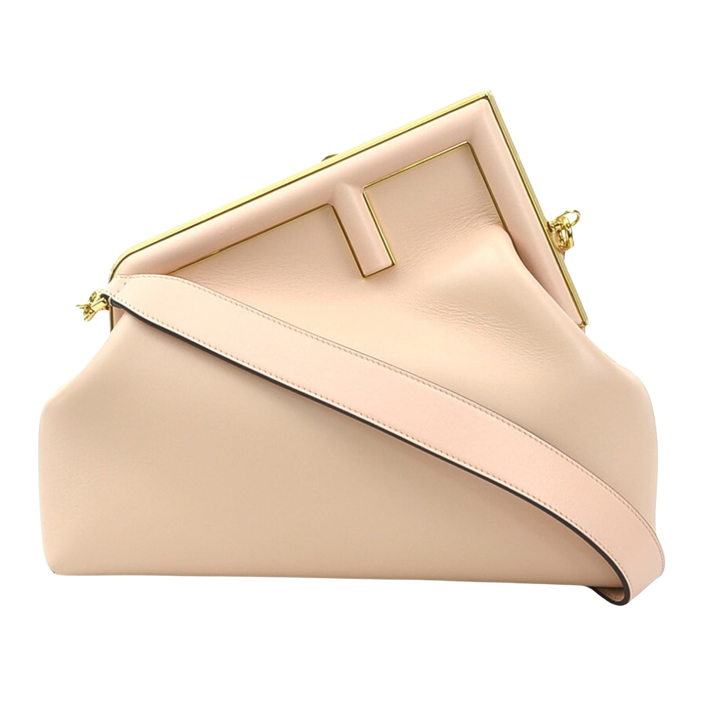 Fendi First Pink Leather Shoulder Bag