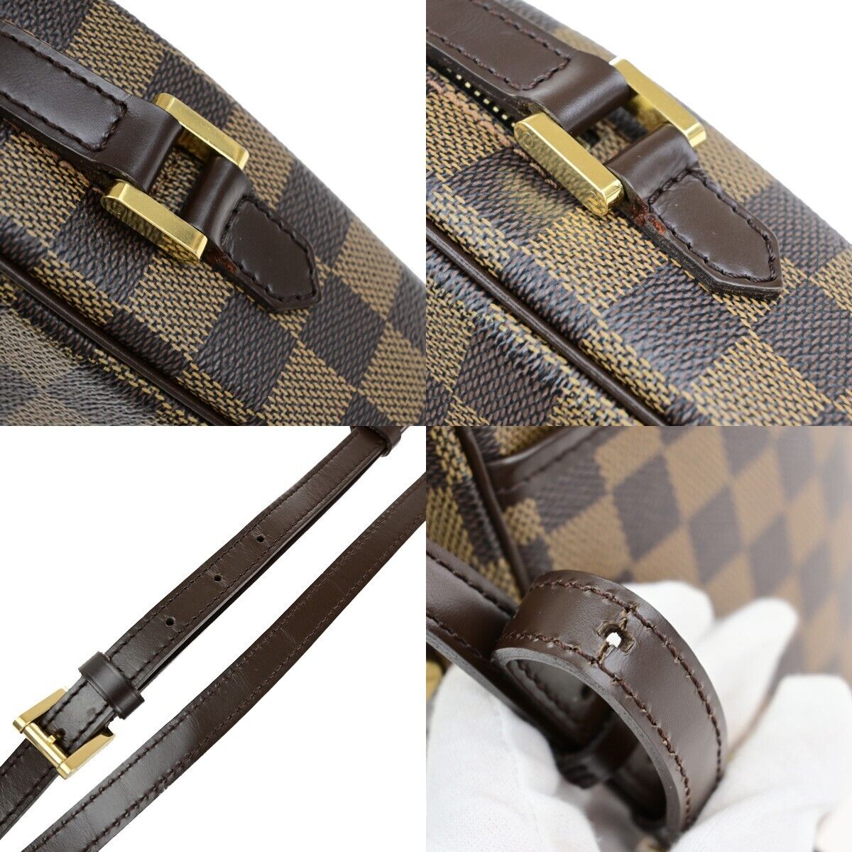 Louis Vuitton Ipanema Brown Canvas Shoulder Bag