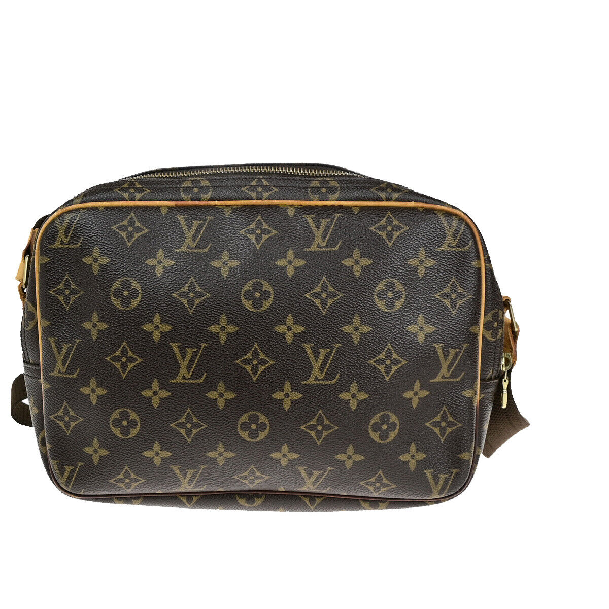 Louis Vuitton Reporter pm Brown Canvas Shoulder Bag